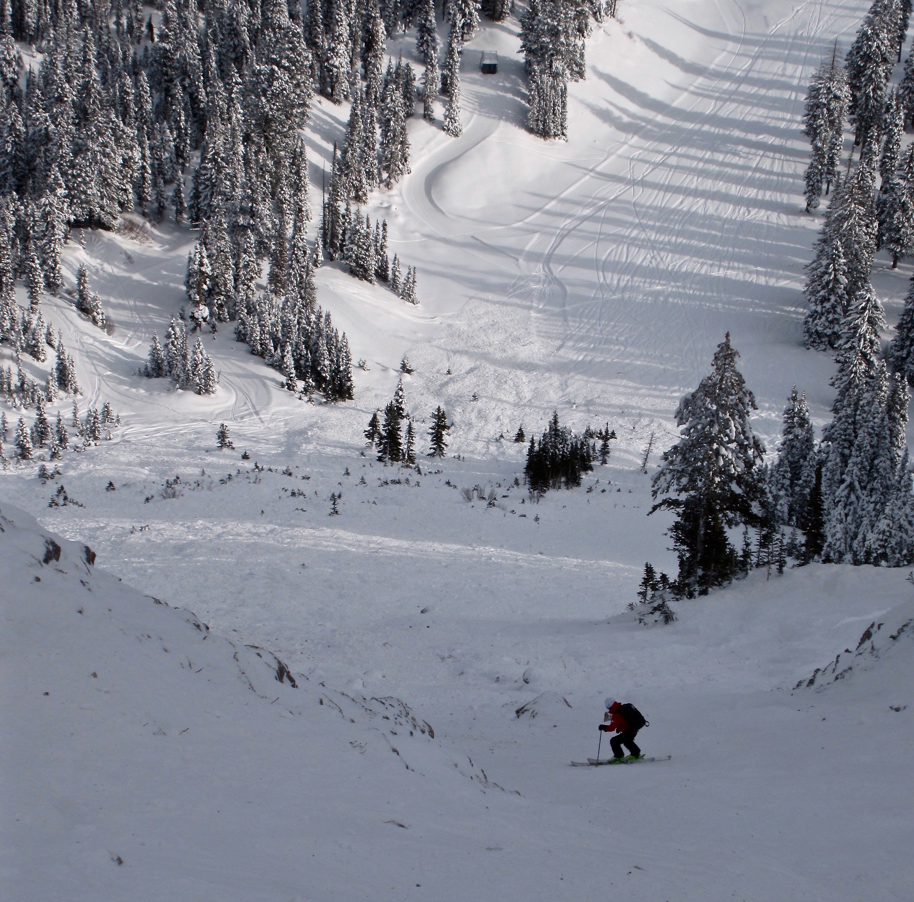 Debris on the Apron at Bridger Bowl