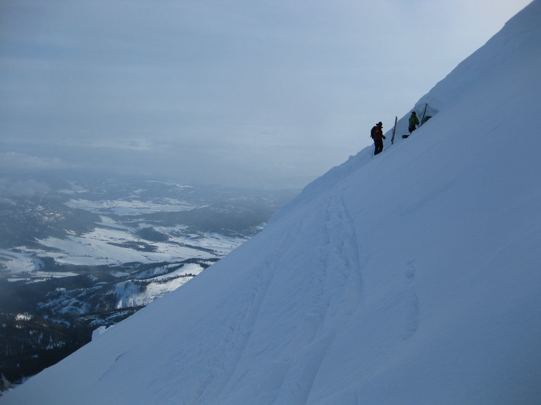 Saddle Peak Avalanche Crown